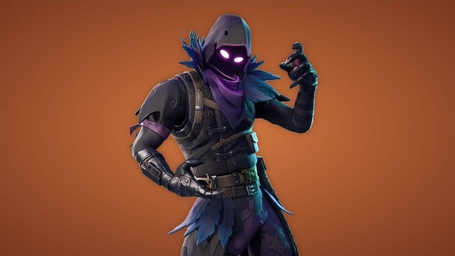 Fortnite Battle Royale PS4 PlayStation 4 Raven Skin