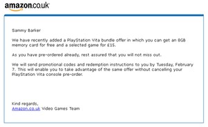 Amazon UK's Vita pre-order package is pretty strong.