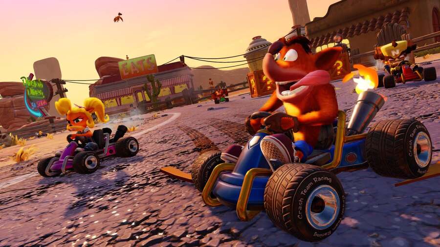 PlayStation 4 pour Nitro-Fueled sur Crash Team Racing