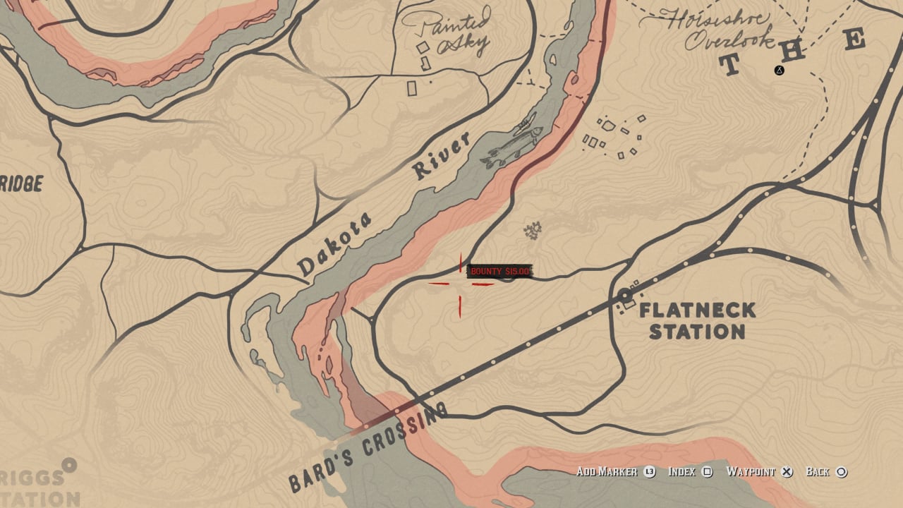 Red Dead Redemption 2 Jack Hall Gang Treasure Map locations