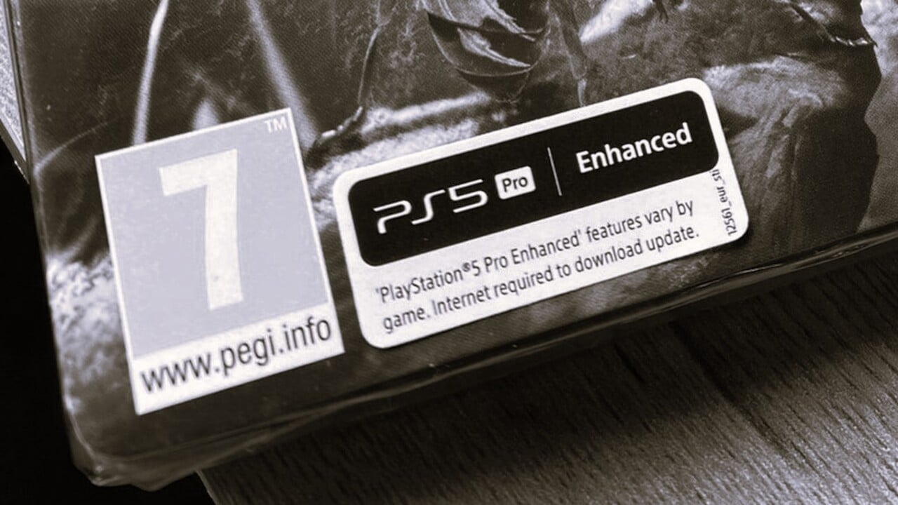 Gaze in Awe at Official PS5 Pro Enhanced Label, Gracing Physical Game Boxes Soon