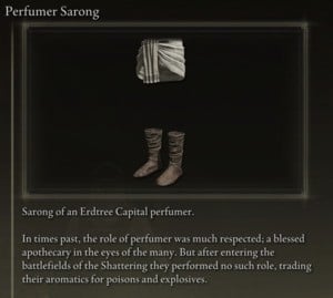 Elden Ring: All Full Armour Sets - Perfumer Set - Perfumer Sarong