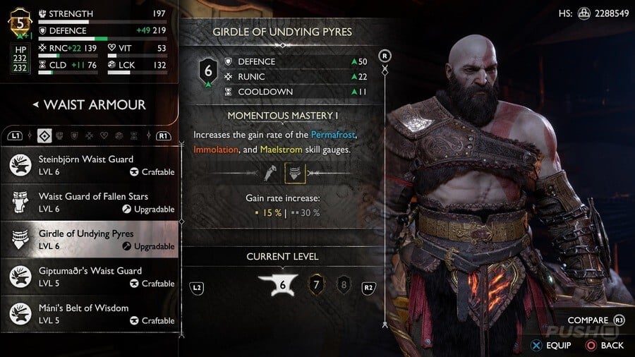 God of War Ragnarok: All Waist Armour Locations and Upgrades 15
