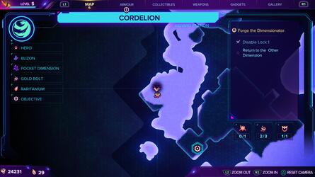 Ratchet & Clank: Rift Apart: Cordelion (Kedaro Station) - All Collectibles: Spybots, Gold Bolts, Armour, CraiggerBears 8