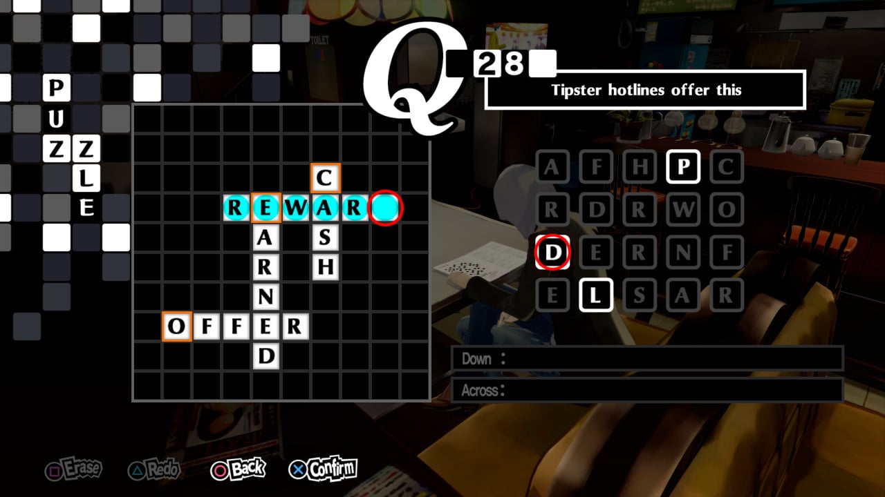 All Crossword Puzzle Answers - Persona 5 Royal - Underbuffed