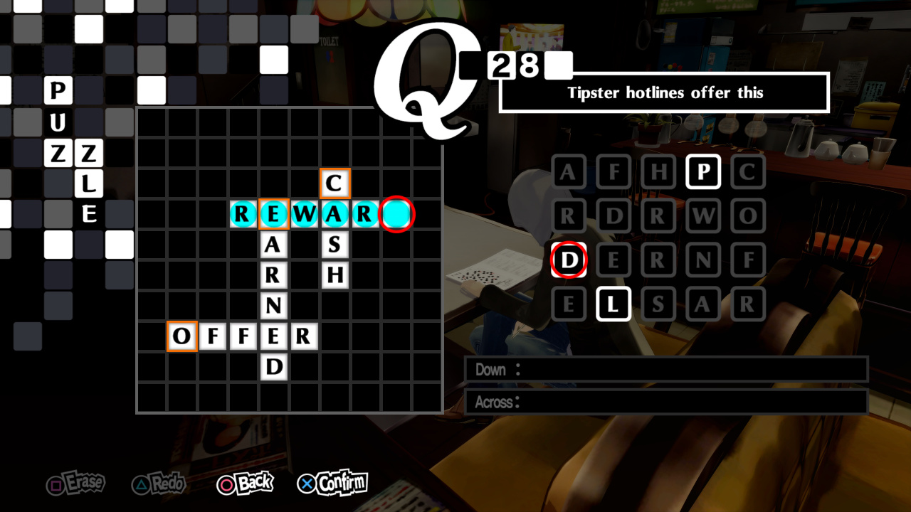 Persona 5 Royal: All Crossword Answers