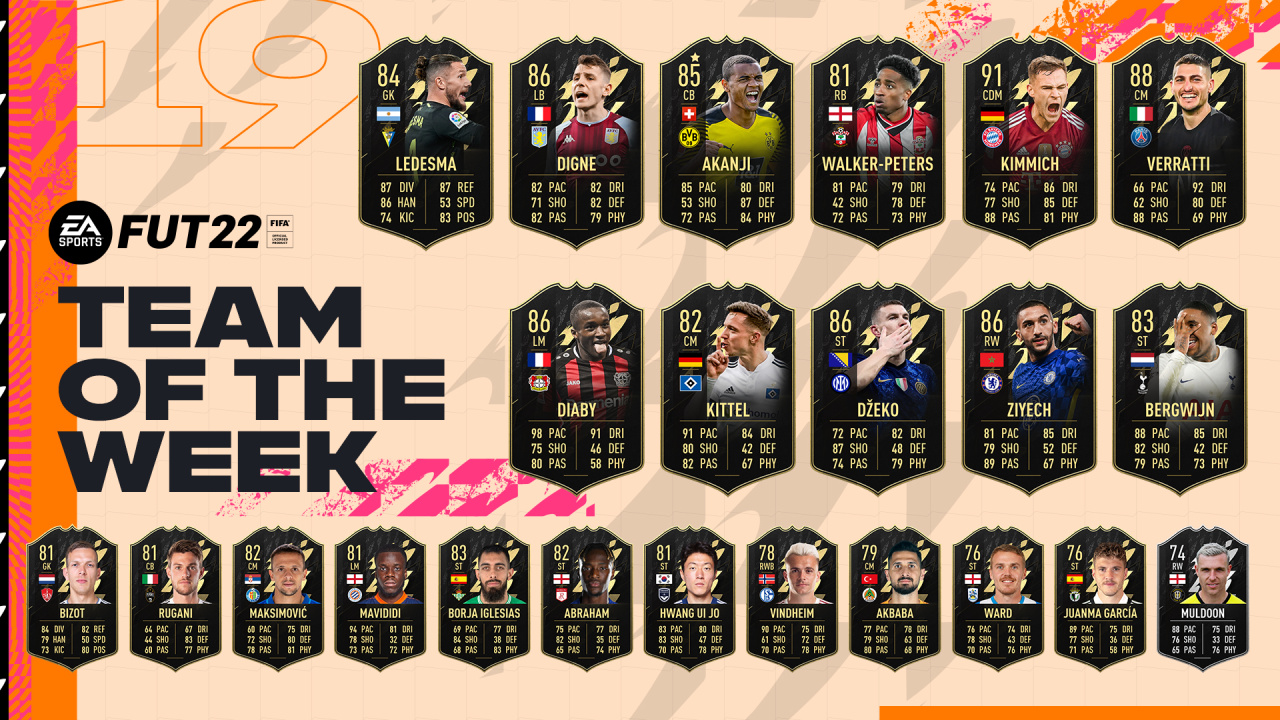 Fifa 22 All New Totw 19 Players In Fut Push Square