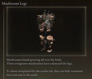 Elden Ring: All Full Armour Sets - Mushroom Set - Mushroom Legs