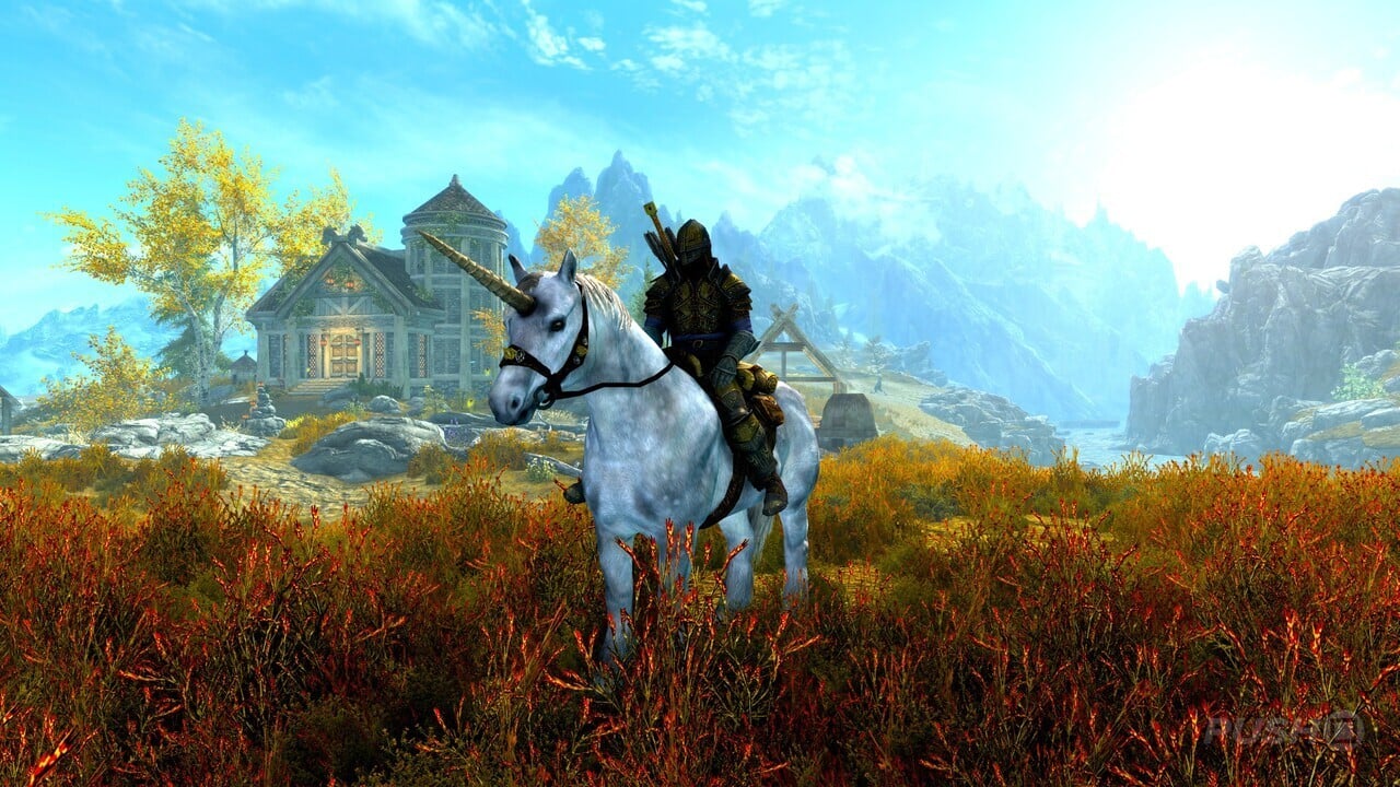 skyrim armored horses mod