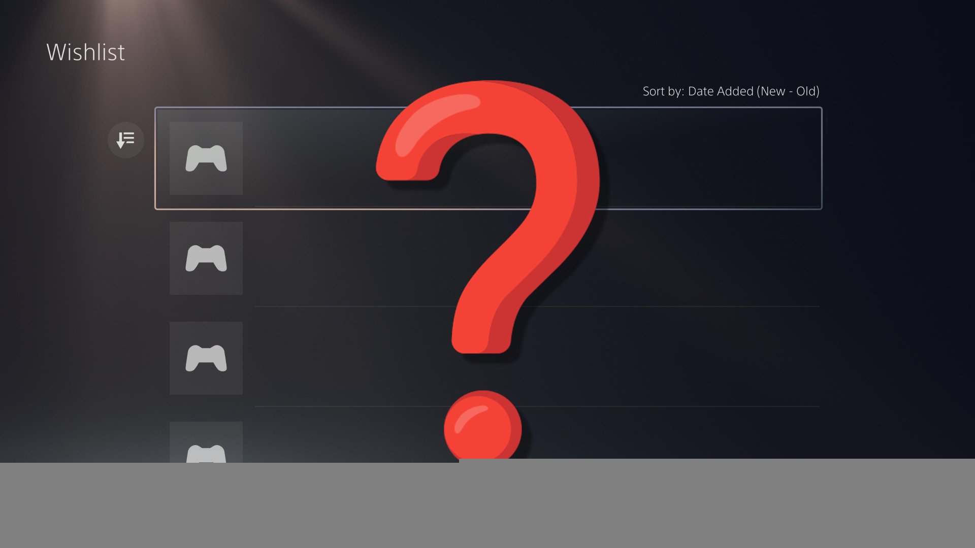 #Sony Buffed PS5’s Wishlist, But It’s Been Broken for Weeks Now