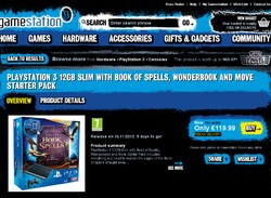 Purchase a 12GB PlayStation 3 and Wonderbook for £119.99