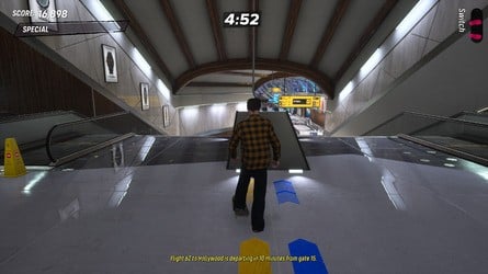 Tony Hawk's Pro Skater 3 + 4: Airport Walkthrough - All Park Goals and Collectibles 23