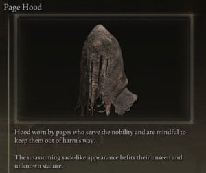 Elden Ring: All Partial Armour Sets - Page Set - Page Hood