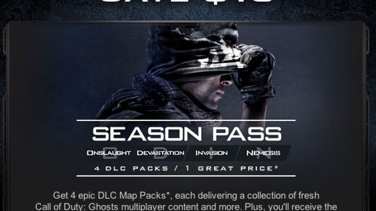 Call of Duty: Ghosts special editions revealed, includes season pass for 4  DLC packs