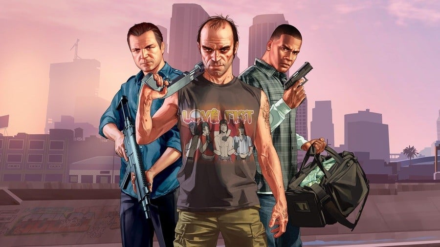 Who is the very first character that you play as in Grand Theft A﻿uto V?
