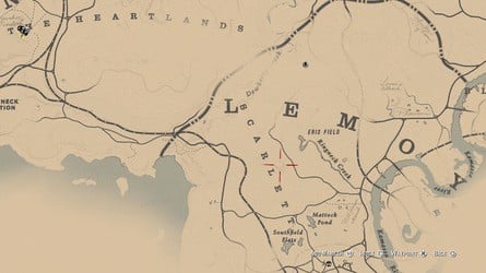 Red Dead Redemption 2 Poisonous Trail Treasure Map Locations 15