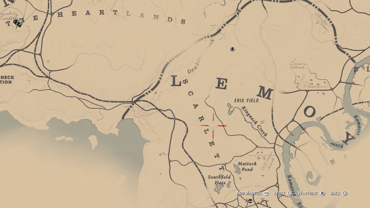 Poisonous Trail Maps and treasure location - Red Dead Redemption 2