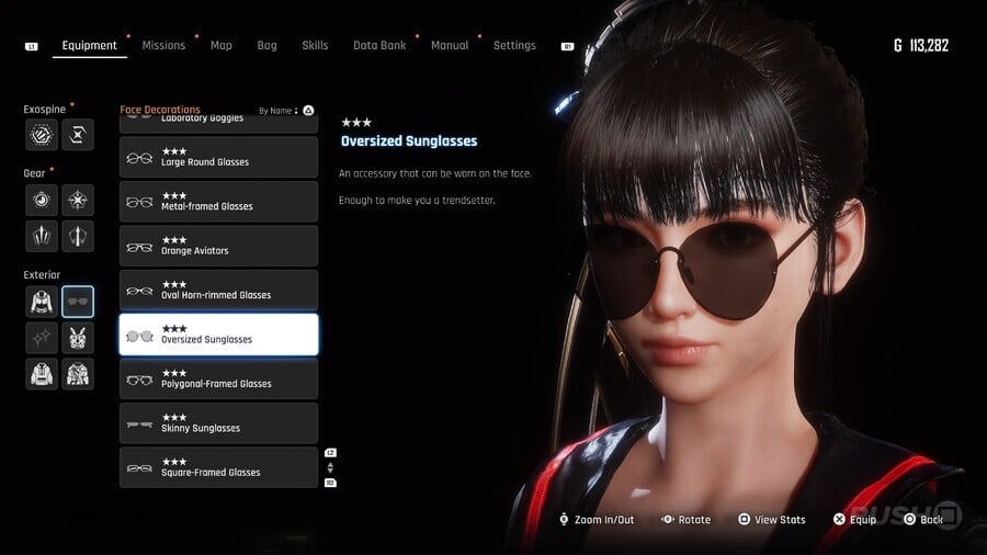 Stellar Blade "Oversized Sunglasses" Face Decoration