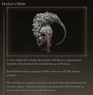 Elden Ring: All Full Armor 세트 - Hoslow's Set - Hoslow's Helm