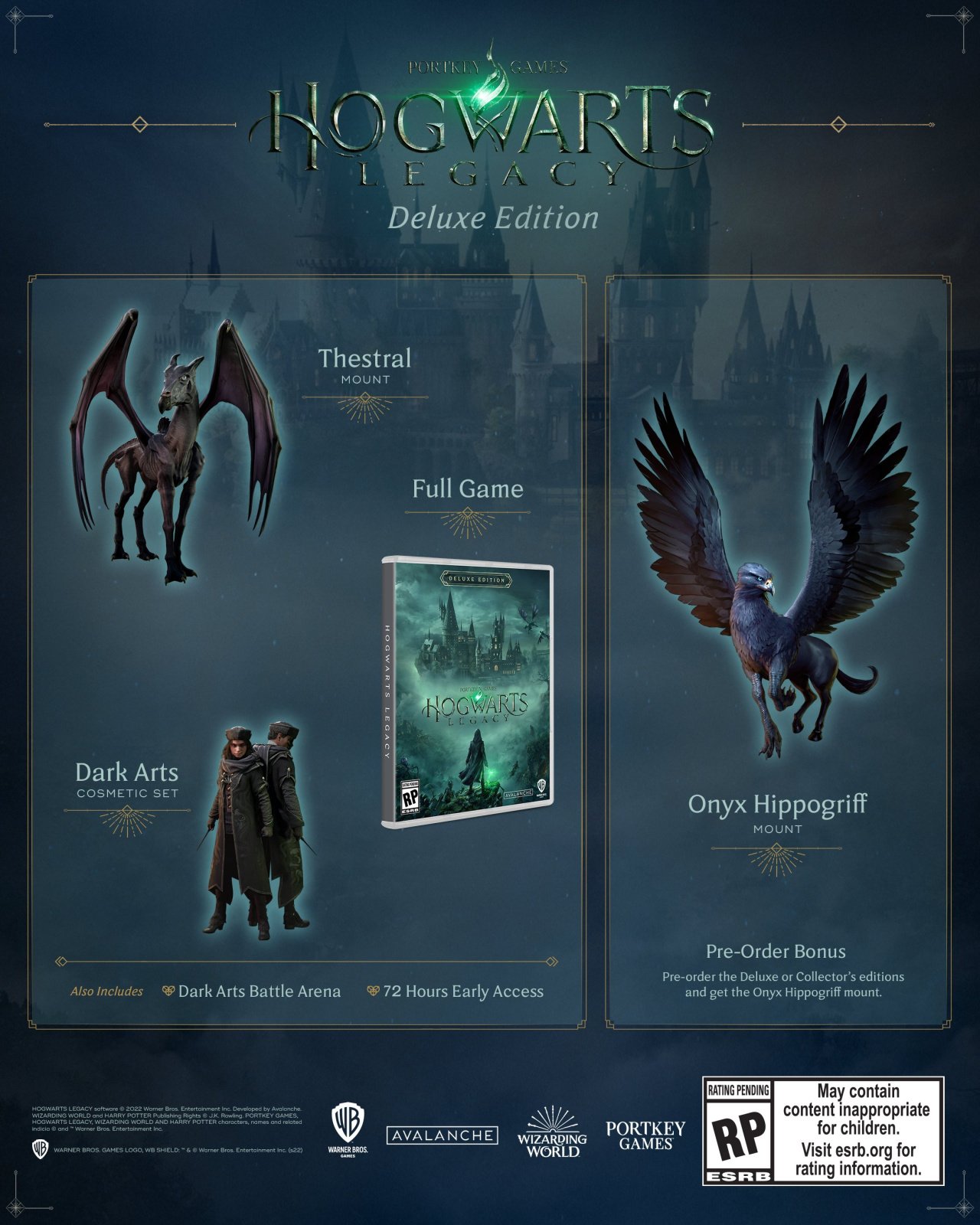 hogwarts legacy pre order price