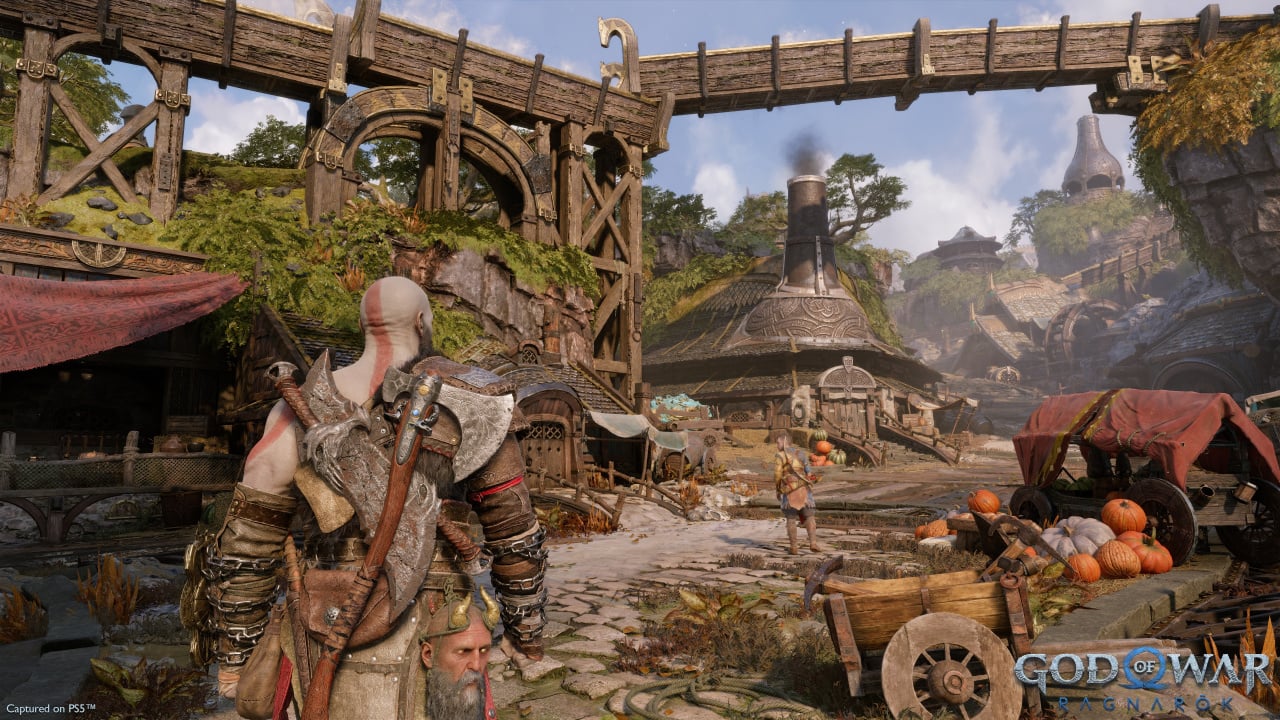 Everybody but us is having a great time in God of War: Ragnarök