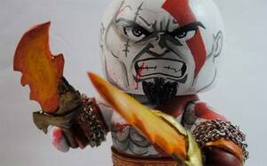 Look Everyone, It's Kratos Looking All Angry. Aww.