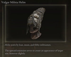 Elden Ring: All Full Armour Sets - Vulgar Militia Set - Vulgar Militia Helm