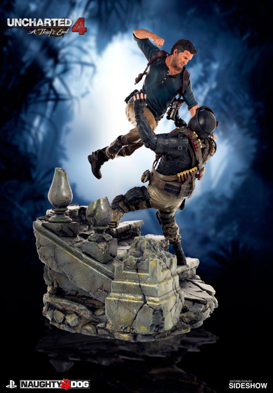 Uncharted 4 Nathan Drake Statue Figure ONLY, From Libertalia Collectors  Edition