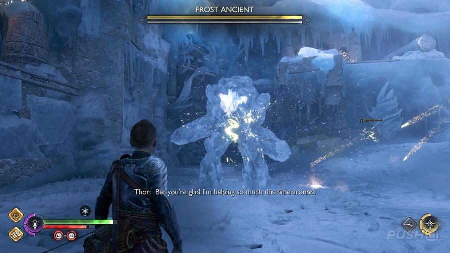 God of War Ragnarok: How to Beat Frost Ancient 1