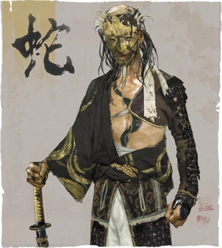 The Snake (left) and The Kitsune (right)