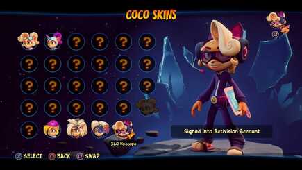 Crash Bandicoot 4 It's About Time Skins Guide