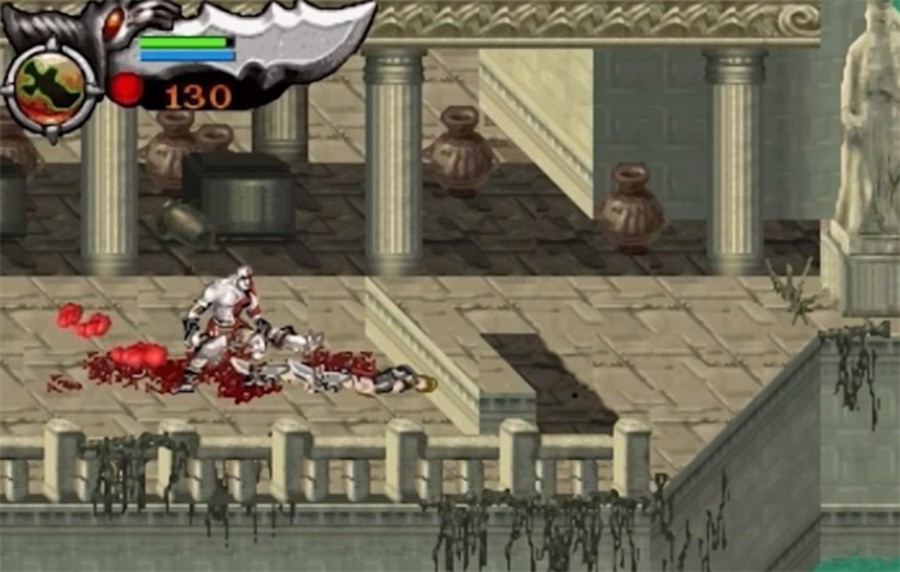 A God of War mobile game was released in 2007, taking place before God of War 2. What was it called?