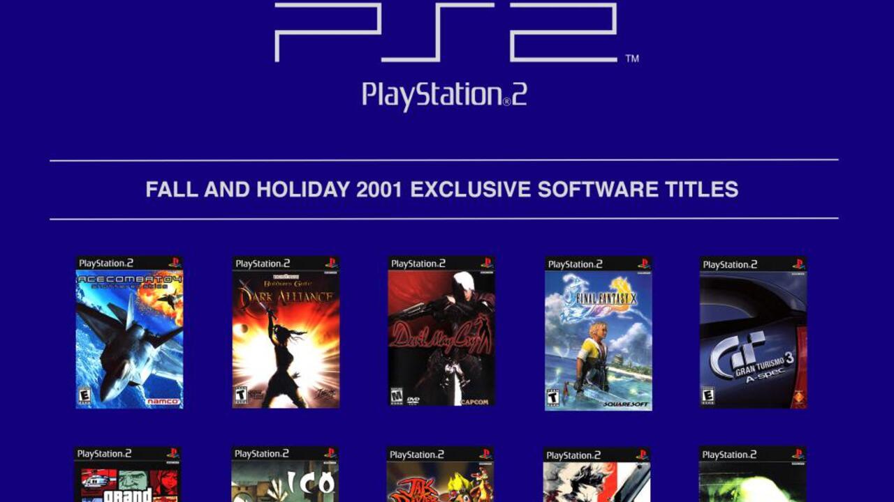 First party games released on PS2