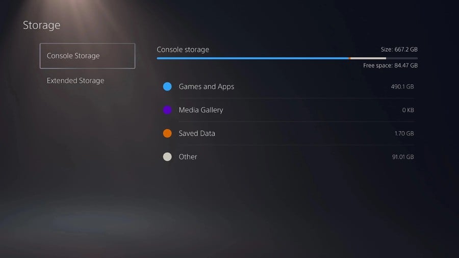 How to Remove Other Storage Space on PS5