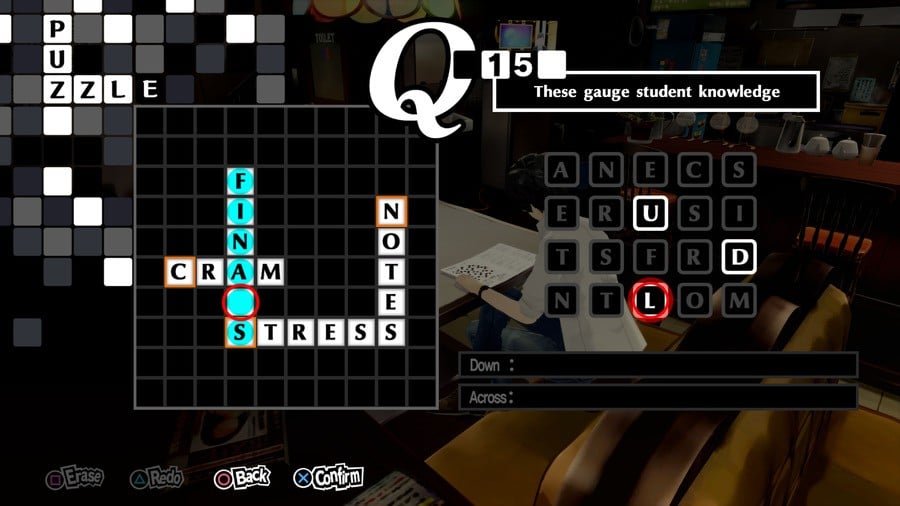 Persona 5 Royal Crossword 15 Answer