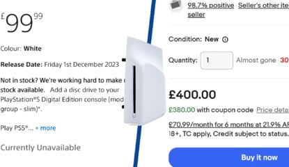 In the UK, You Can't Buy a PS5 Pro Disc Drive without Paying a Premium