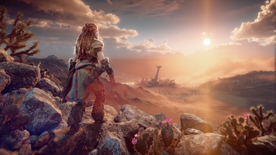 What is the first machine creature we see in the Horizon Forbidden West trailer?