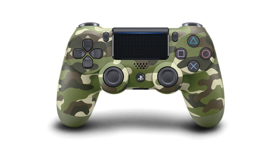 PS4 Green Camouflage