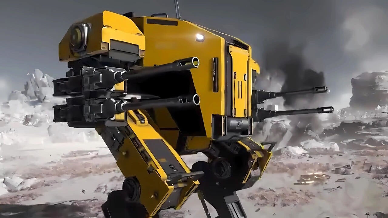 Los jugadores de Helldivers 2 se burlan del exotraje emancipador EXO-49 con cañón automático gemelo