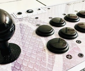 The Nacon Daija is a monster of an arcade stick, weighing in at almost four kilograms and taking up more space than these photos do justice