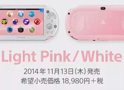 Sony Attempts to Lure The Female Market with a Light Pink PS Vita