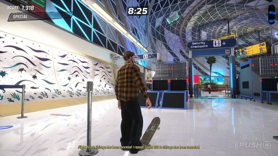 Tony Hawk's Pro Skater 3 + 4: Airport Walkthrough - All Park Goals and Collectibles 19