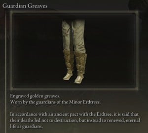 Elden Ring: All Partial Armour Sets - Guardian Set - Guardian Greaves