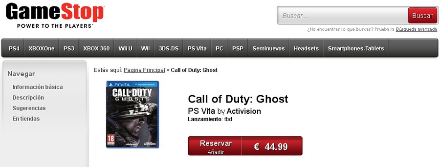 Call of Duty: Ghosts - PlayStation Vita 2