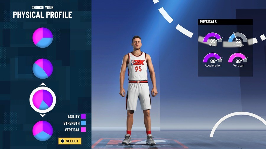 NBA 2K21 Best PS4 Point Guard Build Physical Profile