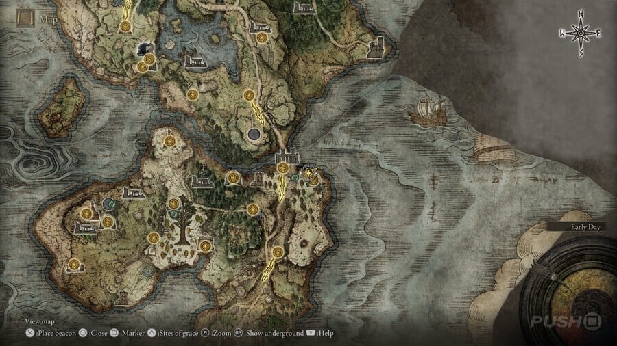 Cliffside Stonesword Key Map