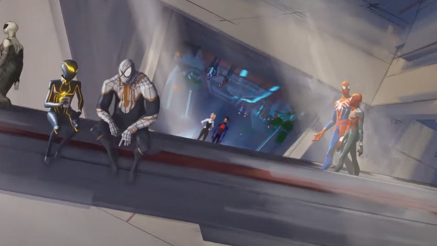 Insomniacs Spider Man Spotted In New Across The Spider Verse Movie Trailer Push Square 5034