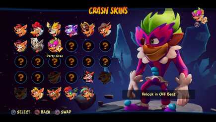 Crash Bandicoot 4 It's About Time Skins Guide