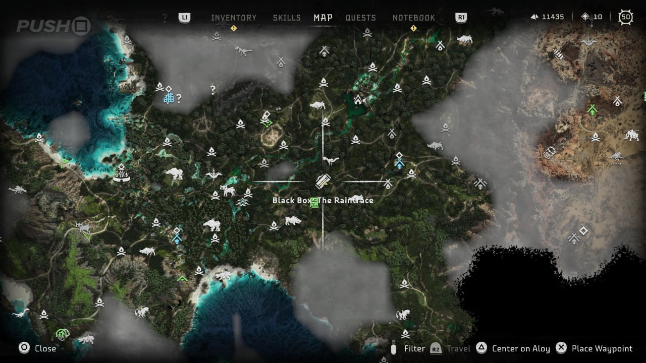 Horizon Forbidden West: All Black Box Locations