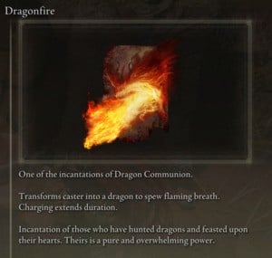 Elden Ring: Offensive Incantations - Dragonfire